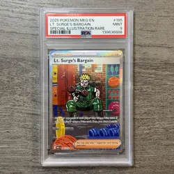 LT Surge's Bargain Special Illustration Rare PSA 9 | 2025 Pokemon Mega Evolution - Image 1