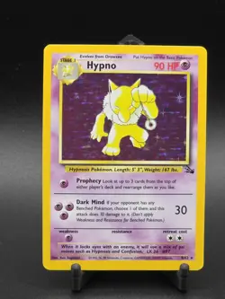 Hypno 8/62 Unlimited Holographic LP Condition - Pokemon Fossil - Image 1
