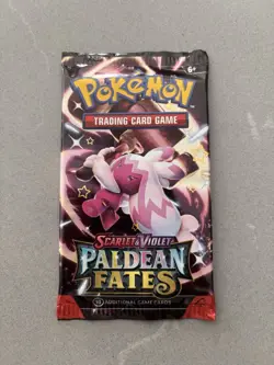 22.3g! HEAVY Paldean Fates Booster Pack Pokemon TCG - Mint - Tinkatink Art - Image 2