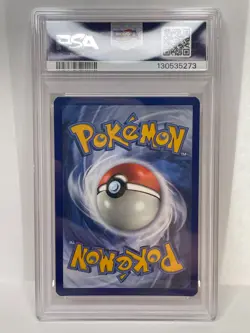 PSA 8 NM-MT Mew Hidden Fates Pin Collection Black Star Promo SM215 - Image 2