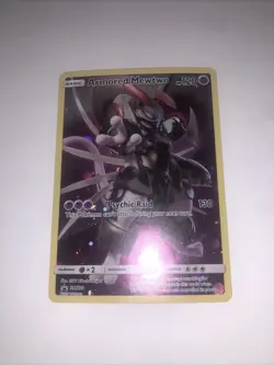 Armored Mewtwo Pokemon Sun & Moon Black Star Promo SM228 LP-NM - Image 1