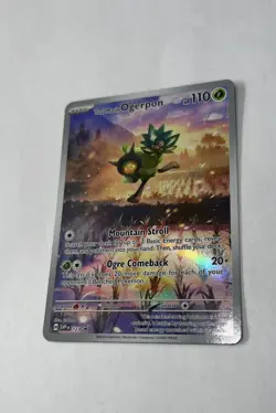 Teal Mask Ogerpon #123 Scarlet & Violet Promo Full Art Near Mint Holo Pokemon - Image 2