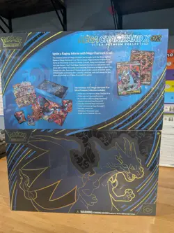 Lot of 2 Pokemon Mega Charizard X ex Ultra-Premium Collection New Sealed Box - Image 1