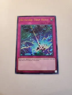 Yugioh - Network Trap Hole FLOD-EN076 NM Unlimited Ultra Rare - Image 1