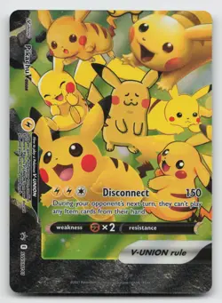 Pikachu V-Union [Set of 4] SWSH: Sword & Shield Promo Cards Holo NM! - Image 1