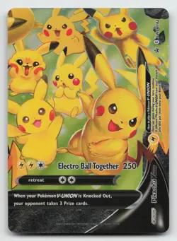 Pikachu V-Union [Set of 4] SWSH: Sword & Shield Promo Cards Holo NM! - Image 5