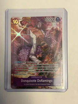 Donquixote Doflamingo (Alt Art) OP14-069 THE AZURE SEA'S SEVEN English - Image 1