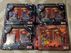 x4 One Piece Illustration Boxes Vol. 5 & 6 + x5 One Piece TS-02 Tins - In Hand - Image 1