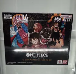 One Piece Emperors In the New World OP09 Booster Box 24 packs Factory Sealed NEW - Image 1