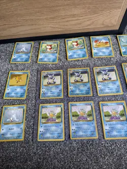 1999 Wizards TCG Pokemon Base Set 24 Non-Holo Mixed Cards - Image 3