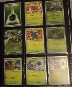 Pokemon Destined Rivals Near Full Base Set With EX/Reverse/Holo Cards & Binder - Image 1