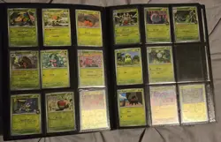Pokemon Destined Rivals Near Full Base Set With EX/Reverse/Holo Cards & Binder - Image 2