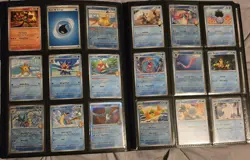Pokemon Destined Rivals Near Full Base Set With EX/Reverse/Holo Cards & Binder - Image 4