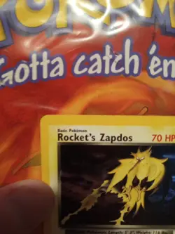 Rockets Zapdos Gym Challenge Holo Card 15/132 Pokemon TCG Vintage DMG/HP - Image 5