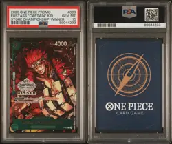 2023 One Piece Promos Eustass “Captain” Kid Store Championship Winner PSA 10 - Image 3