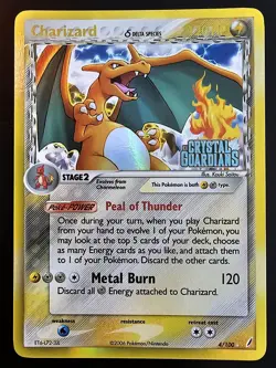 2006 Pokemon TCG Charizard Delta Species Holo Card from EX Crystal Guardians - Image 1