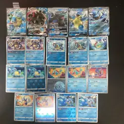 Pokemon TCG Chinese VMAX/GX/ex Blastoise SquirtleWartortle 19*Lot KB72 - Image 1