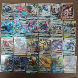 Pokemon TCG RR GX Dialga Alolan Ninetales Vikavolt Dragonite Lot*24 #3 FM KB72 - Image 1
