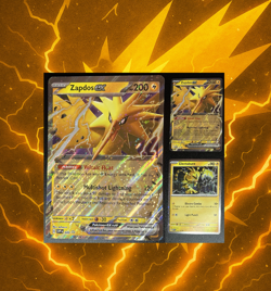 Pokemon TCG Jumbo Zapdos Card + 049 Zapdos EX Promo + 125 Electabuzz Cosmos - Image 1