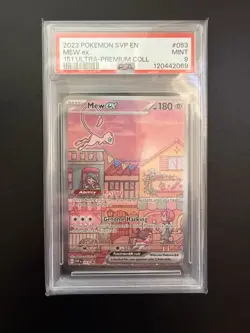 Pokemon Mew ex - 053 - SV: Scarlet & Violet 151 UPC Promo Card PSA 9 - Image 1