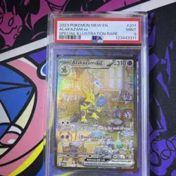 PSA 9 - Alakazam ex - 201/165 - SV: Scarlet & Violet 151 (MEW) - Mint - Pokemon - Image 1