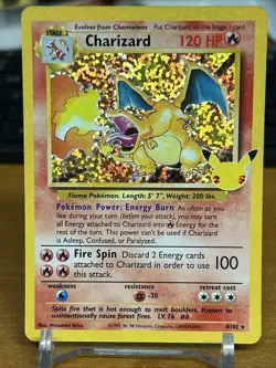 Pokemon TCG Charizard Celebrations Card 4/102 Near Mint - Image 1