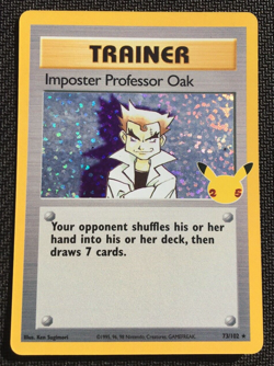 Imposter Professor Oak 73/102 Holo Rare Pokemon Celebrations NEAR MINT NM - Image 1