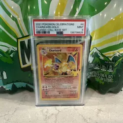 Pokemon TCG Charizard 2021 Pokemon Celebrations PSA 9 4/102 Foil Holo NEAR MINT - Image 3