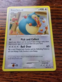 Snorlax Pokemon Card EX Rising Rivals TCG 33/111 - Image 1