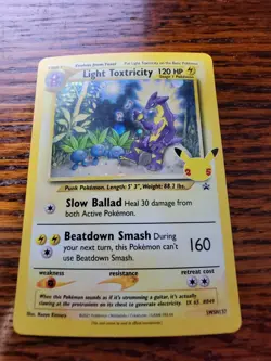 NM! Light Toxtricity SWSH137 SWSH: Sword & Shield Promo Cards Holo - Image 1