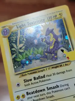 NM! Light Toxtricity SWSH137 SWSH: Sword & Shield Promo Cards Holo - Image 2