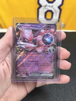 Pokemon TCG Team Rockets Mewtwo EX Double Rare Card 081/182 - Image 1