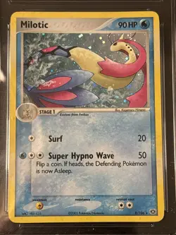 Milotic Holo 2005 EX Emerald 8/106 Holo Rare Pokemon Card CGC 5 Excellent - Image 2