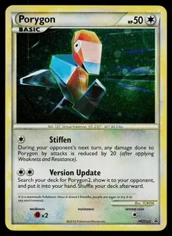 Pokemon Card - Porygon Black Star Promo HGSS22 Holo - Image 1