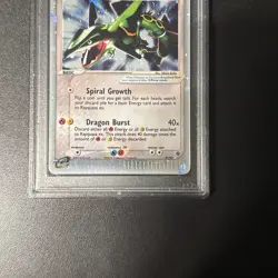 2003 Pokemon EX Dragon Rayquaza Holo Card 97/97 PSA 8 NM-MT - Image 3