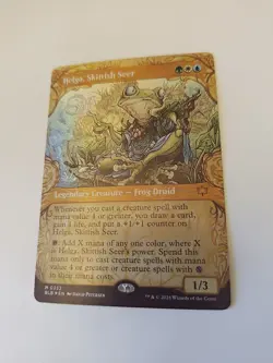 Helga, Skittish Seer (Showcase) Foil, Near Mint, MTG Bloomburrow - Image 2