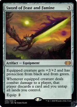 Sword of Feast and Famine - MtG Double Masters - M0296 NM 2020 - Image 1