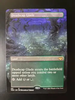 Deathcap Glade (Borderless) 281 MTG Innistrad: Crimson Vow (VOW) Rare NM - Image 1
