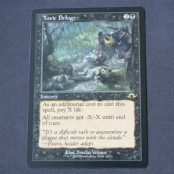 Toxic Deluge (Retro Frame) 412 MTG Modern Horizons 3 Rare NM - Image 1