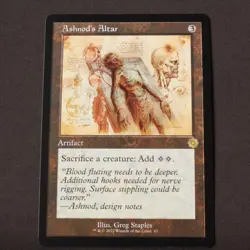 Ashnod's Altar Schematic MTG The Brothers' War: Retro Frame Artifacts Rare 67 NM - Image 1