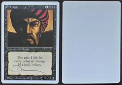 Signed MtG Magic Dameon Willich Artist Proof _ Revised _ EL-HAJJAJ _ VHTF 1/100! - Image 1