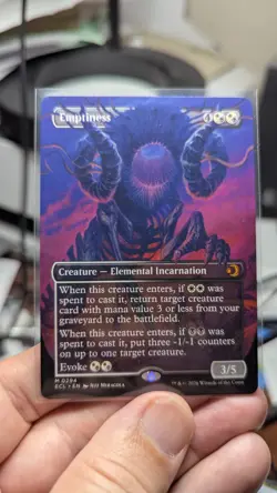 1x Emptiness Borderless 0294 NM Magic MTG x1 - Image 1