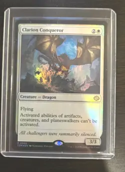 x1 Clarion Conqueror TDM MTG 5 FOIL RARE M/NM 1x - Image 2