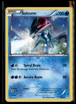 2016 XY, Trainer Kits - XY Trainer Kit-Suicune Suicune Basic/No Rarity #30 - Image 1