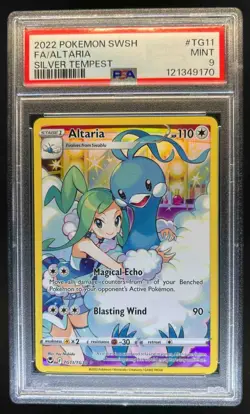2022 Pokemon SWSH Silver Tempest Altaria Trainer Gallery Holo #TG11/TG30 PSA 9 - Image 1