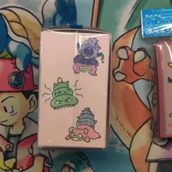 Pokemon Center Sleeve (64) + Deck Case Relax Slowpoke & Galarian Slowpoke - Image 2