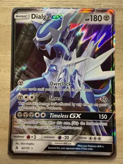 DIALGA GX 82/131 Holo Ultra Rare Forbidden Light - Pokemon TCG - Image 1