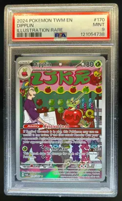 2024 Pokemon SV Twilight Masquerade Dipplin #170/167 PSA 9 - Image 1