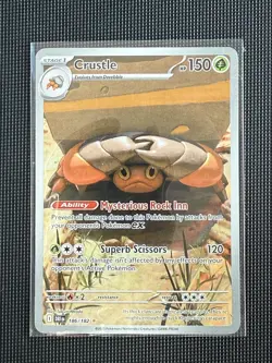 Pokemon: Crustle - 186/182 - SV10: Destined Rivals (DRI) Holo Illustration Rare - Image 1