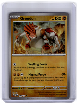 Pokemon TCG Groudon 039/131-Master Ball Holo IR- Prismatic Evolutions 2025 MINT - Image 1